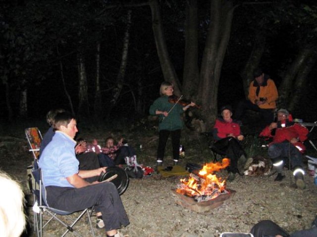 Ghost stories around the fire